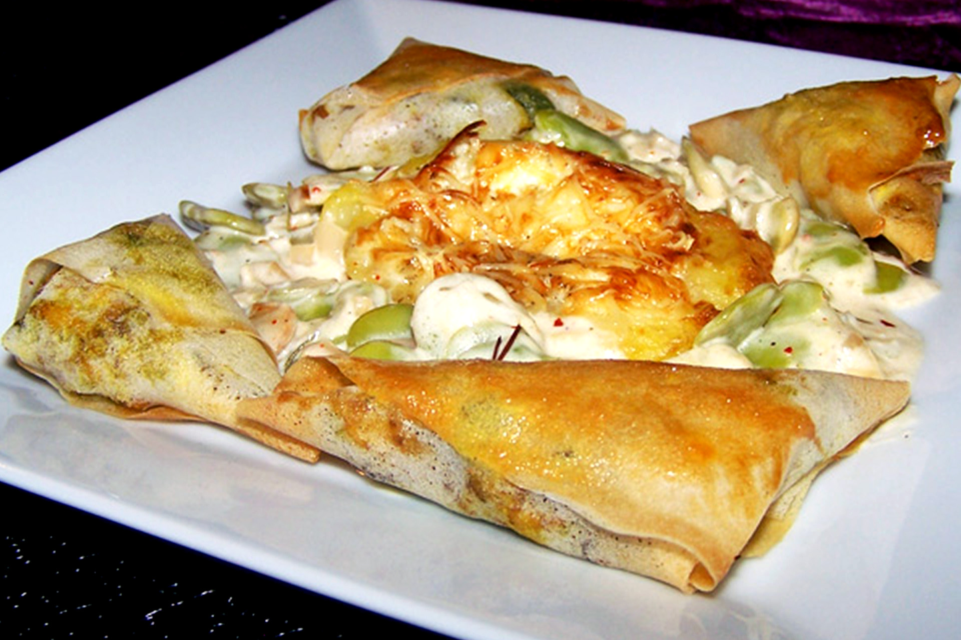 Image SamossasCourgetteTofu